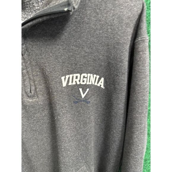 Gray University of Virginia Pullover Sweatshirt Sz Medium Unisex Y2K - Picture 2 of 6
